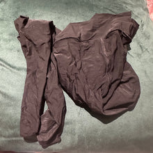 Load image into Gallery viewer, Lace thong cotton crotch &amp; oily pantyhose..
