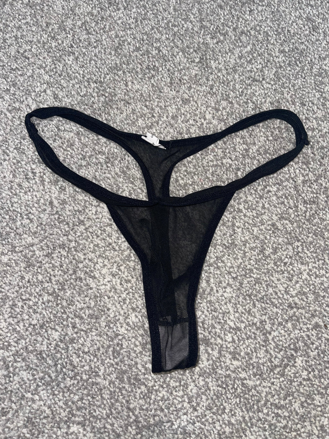 Black Thong Used Well